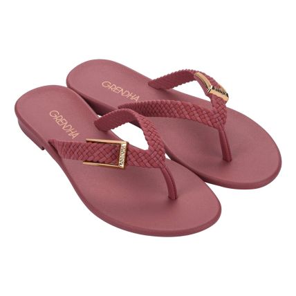 Rasteira Feminina Grendha Luz 19247 - Vermelho Marte (Bq522) - Atacado