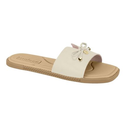 Rasteira Feminina Moleca 5494.227.19447 - Branco Off (35312) - Atacado