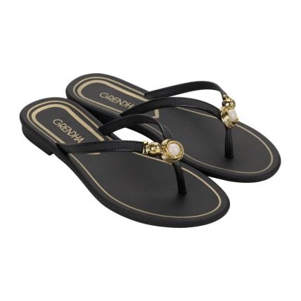 Rasteira Feminino Grendha Afeto 19171 - Preto (Bl886) - Atacado