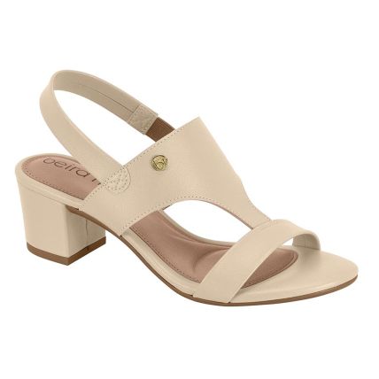 Sandália Feminina Beira Rio 8246.1211.9569 - Creme (83517) - Atacado