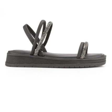 Sandália Feminina Dakota Y6963-0003 - (9 Pares) - Pewter/preto - Atacado