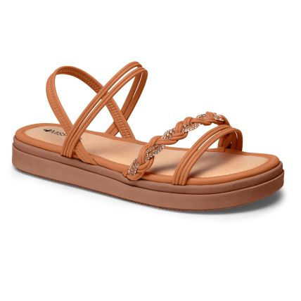 Sandália Feminina Mississipi Q9321-0006 - Natural Rose - Atacado