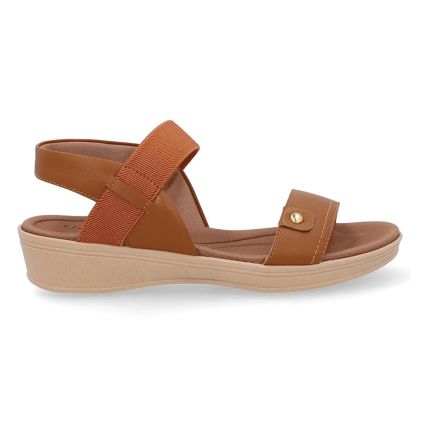 Sandália Feminina Usaflex Ud0400 - (9 Pares) - Marrom - Atacado