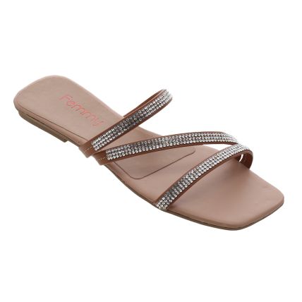 Sandália Feminina Via Bag 060 - Caramelo - Atacado