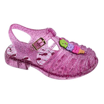 Sandália Infantil Frad 2171 - Max Glitter Rosa - Atacado