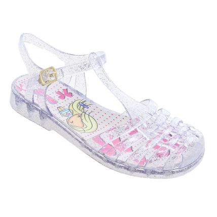 Sandália Infantil Suzy 1855 - Cristal - Atacado