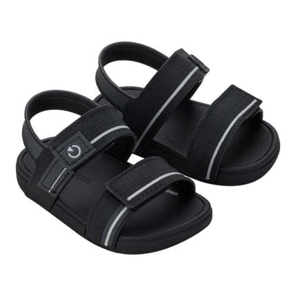 Sandália Baby Cartago Dakar II 12288 - Preto/preto/cinza (Bg263) - Atacado