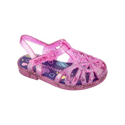 Sandália Baby Frad 2139 - Max Glitter Rosa - Atacado