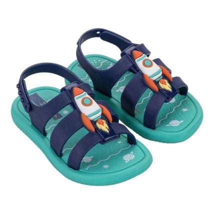 Sandália Baby Ipanema Dreamy 27246 - Azul/laranja (Bk898) - Atacado