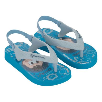 Chinelo Baby Ipanema Turma Da Mônica 26791 - Azul/azul Claro (Br796) - Atacado