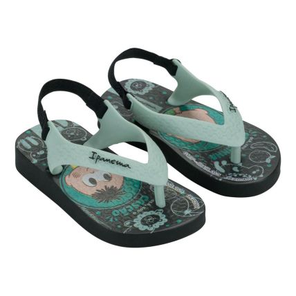 Sandália Baby Ipanema Turma Da Mônica 26791 - Preto/verde (Br795) - Atacado