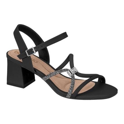 Sandália Feminina Beira Rio 8536.102.25224 - Preto/black Diamante Black Diamante (91 - Atacado