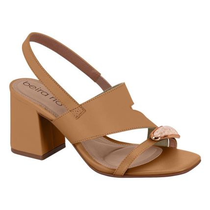 Sandália Feminina Beira Rio 8436.243.9569 - Camel (95373) - Atacado