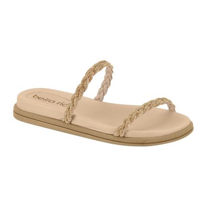 Sandália Feminina Beira Rio 8488.105.27066 - Dourado (66) - Atacado