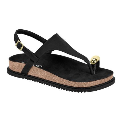Sandália Feminina Beira Rio 8524.109.29416 - Preto (15745) - Atacado