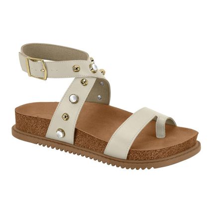 Sandália Feminina Beira Rio 8524.114.9569 - Branco Off (35312) - Atacado