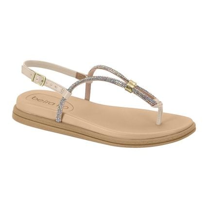 Sandália Feminina Beira Rio 8513.109.27079 - Aurora Boreal/creme (93915) - Atacado