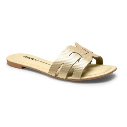 Sandália Feminina Dakota Y9551-0002 - (9 Pares) - Champagne - Atacado