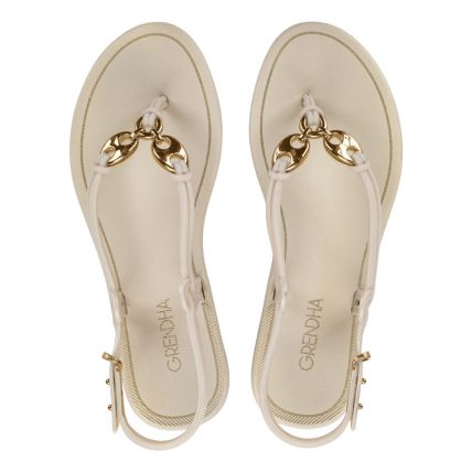 Sandália Feminina Grendha Inspiração 19203 - Off White (Bn078) - Atacado