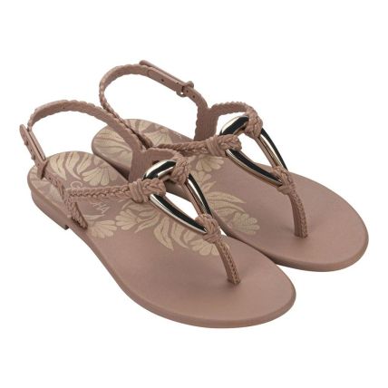 Sandália Feminina Grendha Sublime 19250 - Marrom Mocca (Bq448) - Atacado