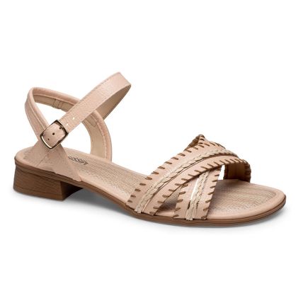 Sandália Feminina Mississipi J0542-0005 - (9 Pares) - Peach/rose/nude - Atacado
