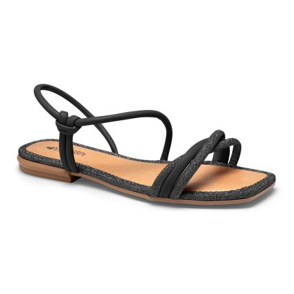 Sandália Feminina Mississipi Q9661-0005 - (9 Pares) - Preto\preto - Atacado