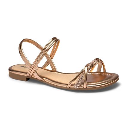 Sandália Feminina Mississipi Q9312-0003  - Rose/mel - Atacado