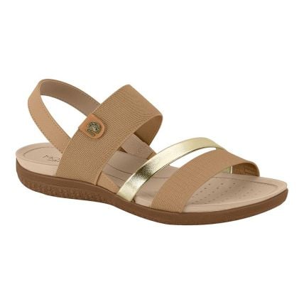 Sandália Feminina Modare 7125.233 - Tan/dourado/camel - Atacado