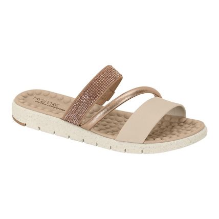 Sandália Feminina Modare 7162.221.24116 - Nude/creme/ouro Rosado (86805) - Atacado