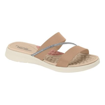 Sandália Feminina Modare 7174.115.28782 - Nude/branco Cristal (99869) - Atacado