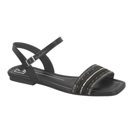 Sandália Feminina Moleca 5462.137.29171 - Multi Preto/preto (15760) - Atacado