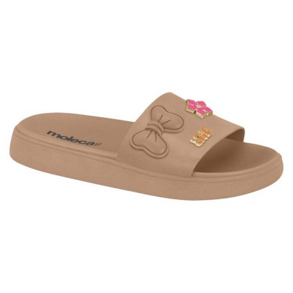 Chinelo Slide Feminino Moleca 5469.151.9569 - Nude (52531) - Atacado