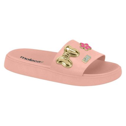 Sandália Feminina Moleca 5469.151.9569 - Rosa (104284) - Atacado