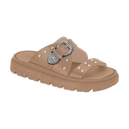 Sandália Feminina Moleca 5504.102.9569 - Nude (52531) - Atacado