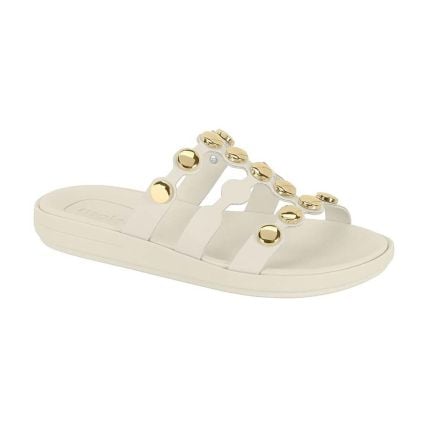 Sandália Feminina Moleca 5525.105.9569 - Branco Off (35312) - Atacado