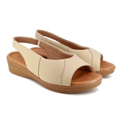 Sandália Feminina Usaflex Af0417 - (9 Pares) - Vanilla - Atacado