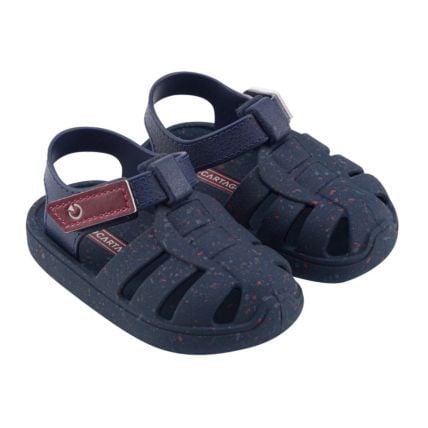 Sandália Infantil Cartago Oslo 12118 - (09944) - Azul/bordo (Ah212) - Atacado