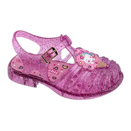 Sandália Infantil Frad 2175 - Glitter Rosa - Atacado