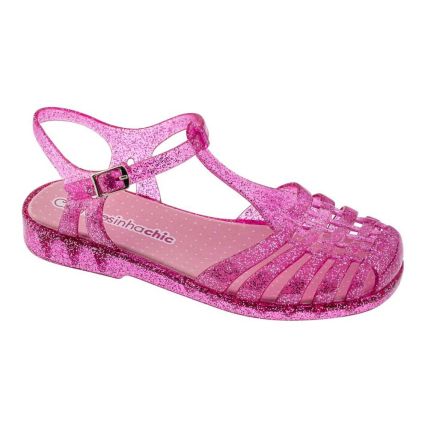 Sandália Infantil Frad 2205 - Max Glitter Rosa - Atacado