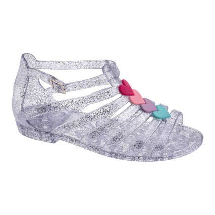 Sandália Infantil Frad 2210 - Max Glitter Prata - Atacado
