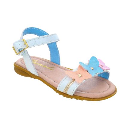 Sandália Infantil Gracinha 303 - Azul Bebê - Atacado