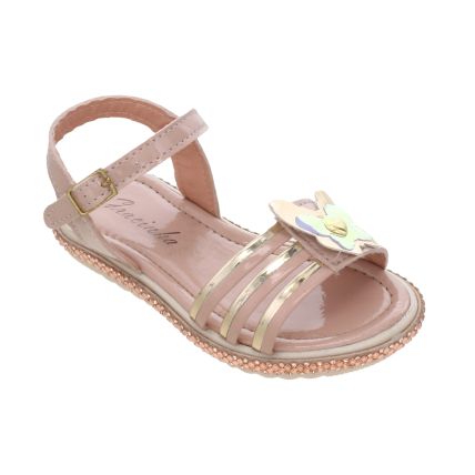 Sandália Infantil Gracinha 710 - Nude Verniz - Atacado