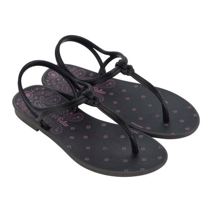 Sandália Infantil Grendha Bela Cacau Delicadeza 18940  - Preto Glitter (Av648) - Atacado