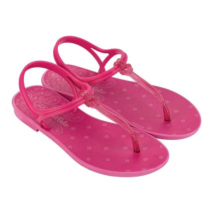 Sandália Infantil Grendha Bela Cacau Delicadeza 18940 - Rosa Dalia Glitter (Av650) - Atacado