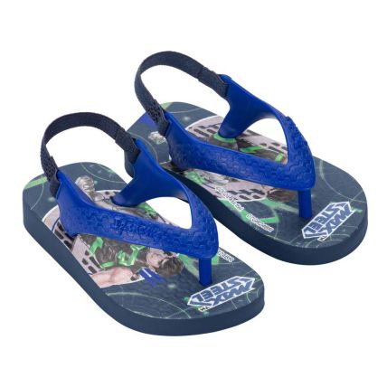 Sandália Baby Ipanema Polly E Max Steel 26349 - Azul/azul Médio (Bf884) - Atacado