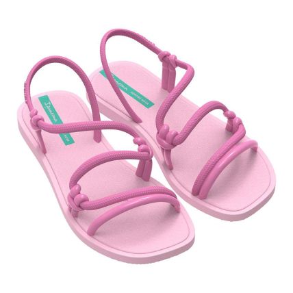Sandália Infantil Ipanema Solar 26984 - Rosa/rosa/verde (Ba590) - Atacado