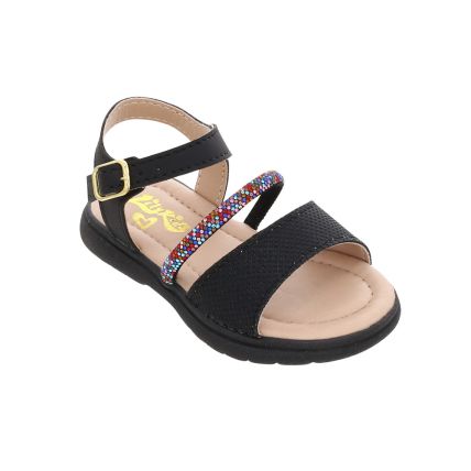 Sandália Infantil Lily Kids 10159.106 - Preto - Atacado