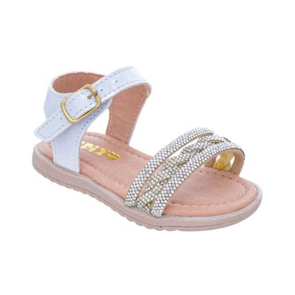 Sandália Infantil Spixii 388.601 - Verniz Branco - Atacado