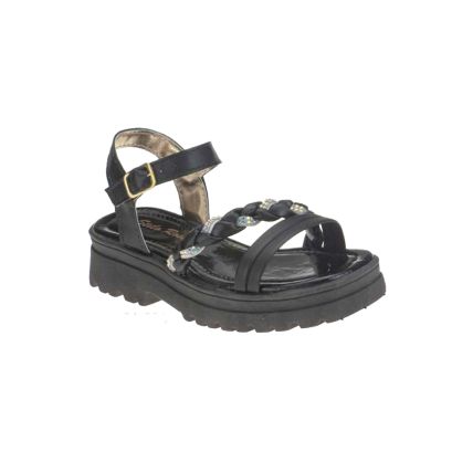 Sandália Infantil Stilo Rose 8161.08  - Preto - Atacado