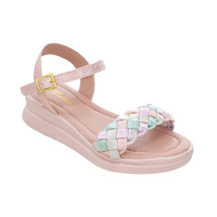 Sandália Infantil Tininha 09.088 - Rose/nude - Atacado